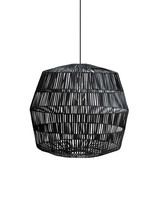 Ay Illuminate Lámpara de ratán Nama 4 - negro - Ø72xh64 cm - Ay Illuminate