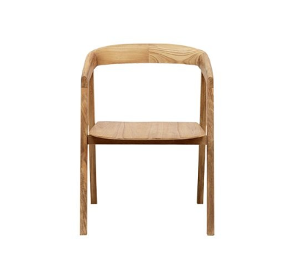 Dareels Dinning Chair ARC in teak - 56x57xh76cm - Natural - Dareels