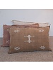 Petite Lily Interiors Moroccan Silk Cushion cover - Coffee Oblong - 80x50cm