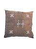 Petite Lily Interiors Moroccan Silk Cushion cover - Coffee Oblong