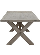 Snowdrops Copenhagen Table de salle à manger bois brut - 180x90x78H