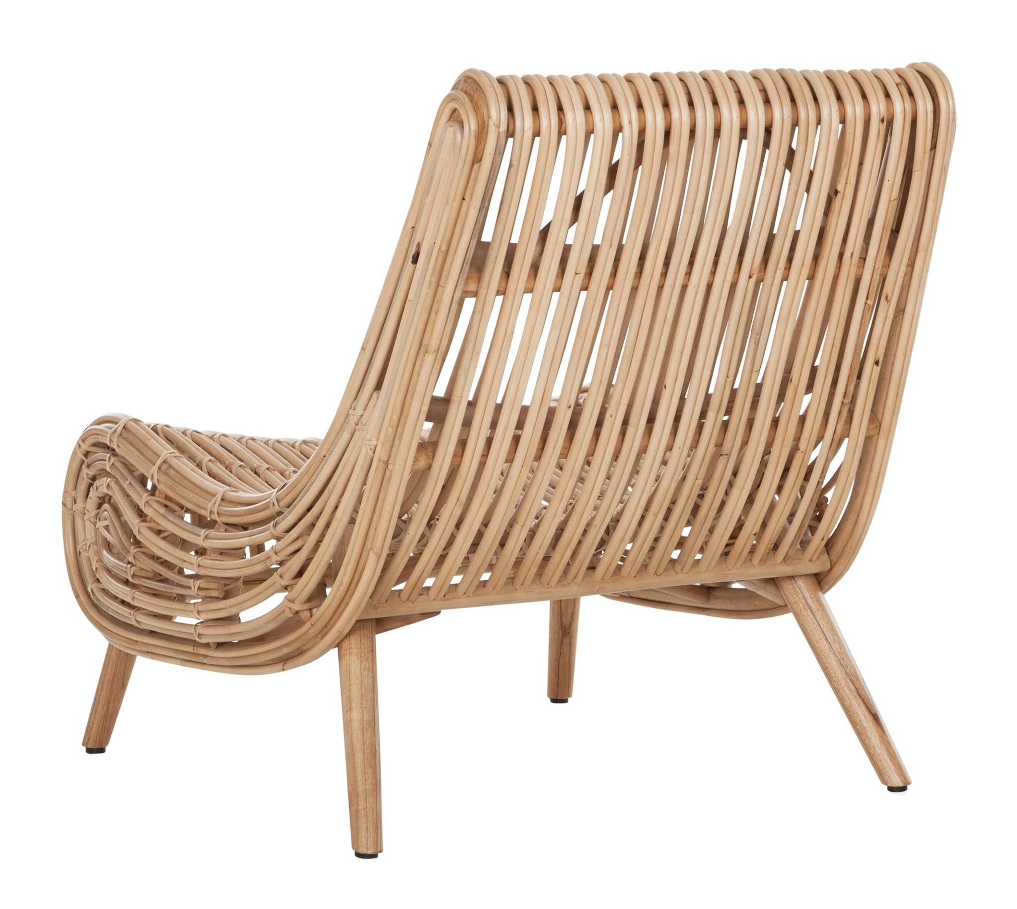 Petite Lily Interiors Rattan lounge chair - Natural - 78x74x94cm