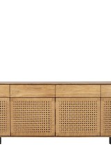 Dareels Aparador / Sideboard Cora - teca natural y hierro  - 220x45xh82 - Dareels