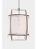 Ay Illuminate Z11 pendant lamp in bamboo and cashmere cover - Ø 48.5cm - white - Ay illuminate
