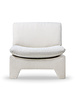 HK Living Fauteuil Lounge Retro 'boucle' - crème - 82x84x76cm - HK Living