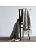 Tell me more Linen bedspread / Throw Alba - Grey - 130x170cm - Tell Me More