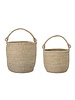 Bloomingville Set of 2 Seagrass baskets - natural - Bloomingville