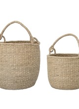 Bloomingville Set of 2 Seagrass baskets - natural - Bloomingville