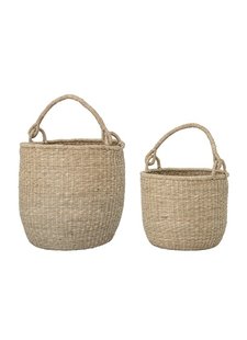 Bloomingville Set of 2 Seagrass baskets - natural - Bloomingville