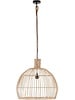 Petite Lily Interiors Lámpara de techo en rattan - natural - Ø50xH50cm