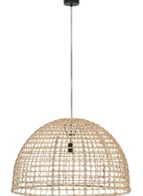 Petite Lily Interiors Rattan pendant lamp - natural - 45xØ72cm