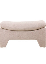 HK Living Otomana Lounge Retro 'boucle' - rosa mesclada - HKliving