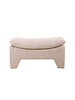 HK Living Otomana Lounge Retro 'boucle' - rosa mesclada - 82x51x45cm - HKliving