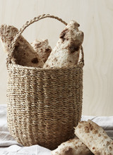 House Doctor Seagrass basket - natural - Ø24xh27 - Society of Lifestyle