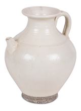 Petite Lily Interiors White ceramic carafe -  Ø23x28.5 - Unique item