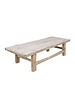 Petite Lily Interiors Table basse bois brut - 146x60xh41cm - Peuplier