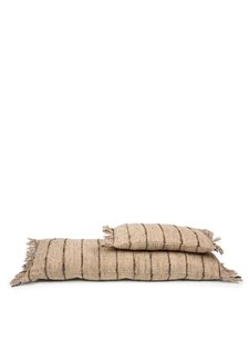 Petite Lily Interiors Cushion Boho - Beige / Black - L100xW35cm