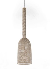 Ay Illuminate Rattan pendant Umut2 - Natural - Ø30x114cm - Ay Illuminate