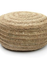 Bazar Bizar Pouf  d'herbier  - Naturel - Ø60xh35cm - Natural