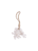 Petite Lily Interiors Pendentif déco en coquillages - Ø7xL27cm - blanc