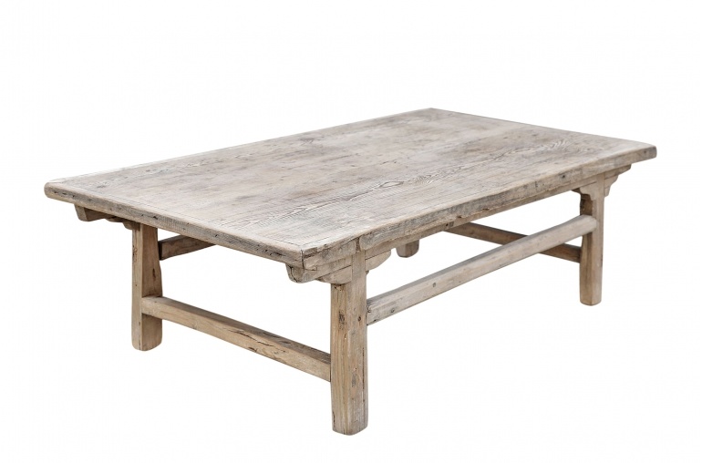 Petite Lily Interiors Table basse bois brut - 113x61xh36cm - pièce unique