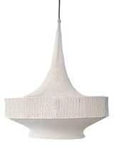 Petite Lily Interiors Crocheted pendant lamp - off white