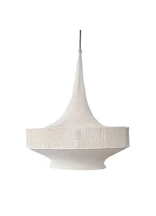Petite Lily Interiors Crocheted pendant lamp - off white