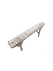 Petite Lily Interiors Bench Raw Elm wood - 126x16xh53cm - Unique Product