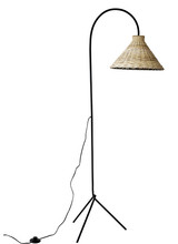 Snowdrops Copenhagen Lampadaire droit en osier - naturel - Ø35xh150cm