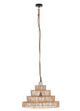 Petite Lily Interiors Rattan pendant lamp - natural - Ø50x35cm