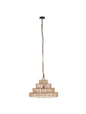 Petite Lily Interiors Suspension en rotin - naturel - Ø50x35cm