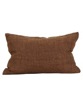 Tell me more Housse de coussin 100% lin -  Cannelle - 40x60cm