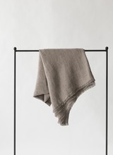 Tell me more Linen bedspread / Throw - Ash - 130x170cm