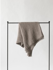 Tell me more Linen bedspread / Throw - Ash - 130x170cm