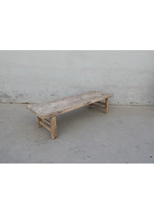 Maisons Origines Table basse vintage / bois brut - 172X50X40cm