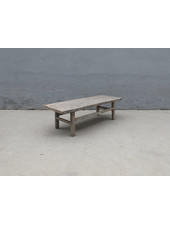 Maisons Origines Raw wood coffee table - 152X56X44cm - Walnut