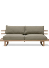 HK Living Banc  / Canapé d'extérieur en Aluminum - chai - 220x84xh63cm