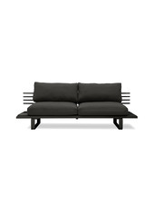 HK Living Black outdoor sofa - Aluminum - 220x84xh63cm