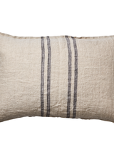 Affari of Sweden Cushion cover 100% linen - Natural- Grey - 40x60cm