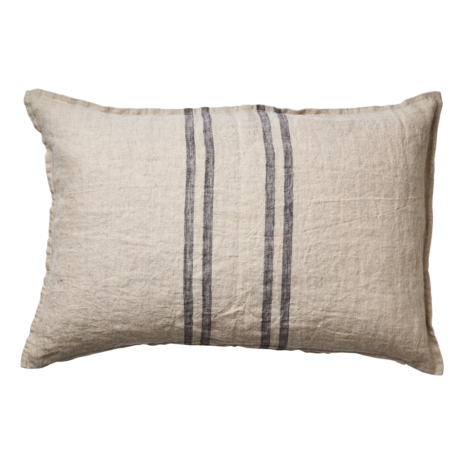 Affari of Sweden Cushion cover 100% linen - Natural- Grey - 40x60cm