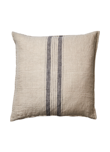 Affari of Sweden Cushion cover 100% linen - Natural- Grey - 50x50cm