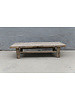 Maisons Origines Table basse bois brut - 130X50X30cm - pièce unique