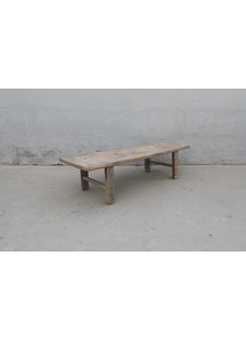 Maisons Origines Table basse bois d'orme - 160X58X41cm - pièce unique