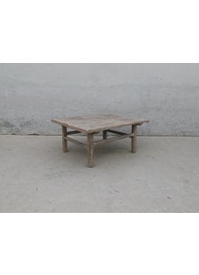 Maisons Origines Table basse bois d'orme - 99X86X46cm - pièce unique