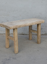Maisons Origines Bench raw Wood / Coffee table - 82X34XH49cm - unique piece