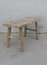 Maisons Origines Bench raw Wood / Coffee table - 90X36XH50cm - unique piece