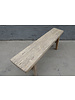 Maisons Origines Bench raw Wood / Coffee table - 130X29XH49cm - unique piece