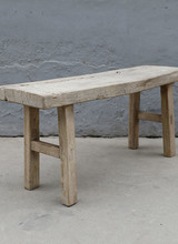 Maisons Origines Bench raw Wood / Coffee table - 106X30XH50cm - unique piece