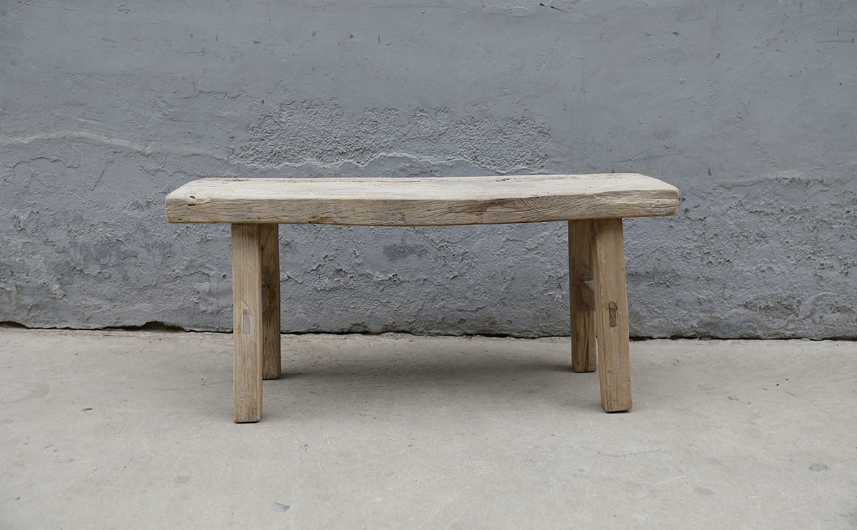 Maisons Origines Bench raw Wood / Coffee table - 106X30XH50cm - unique piece