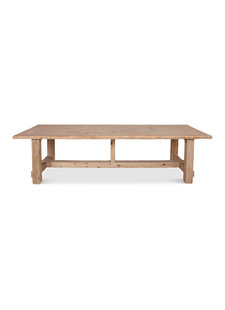 Petite Lily Interiors Dining room table raw wood - 300x100xh78H